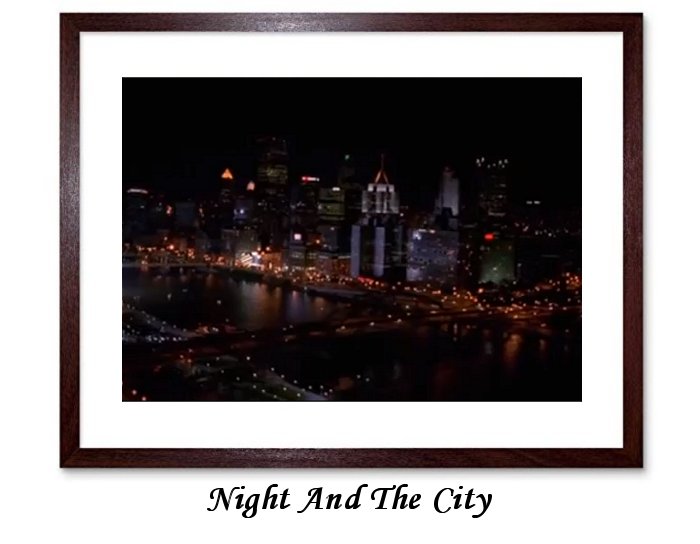 Night And The City Framed Print